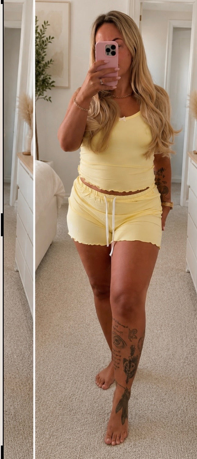 Butter yellow dreams pyjamas