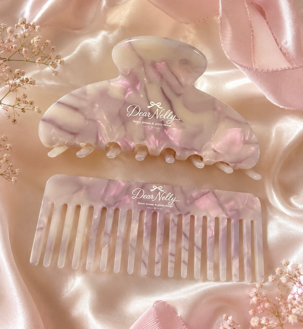Claw clips & comb set
