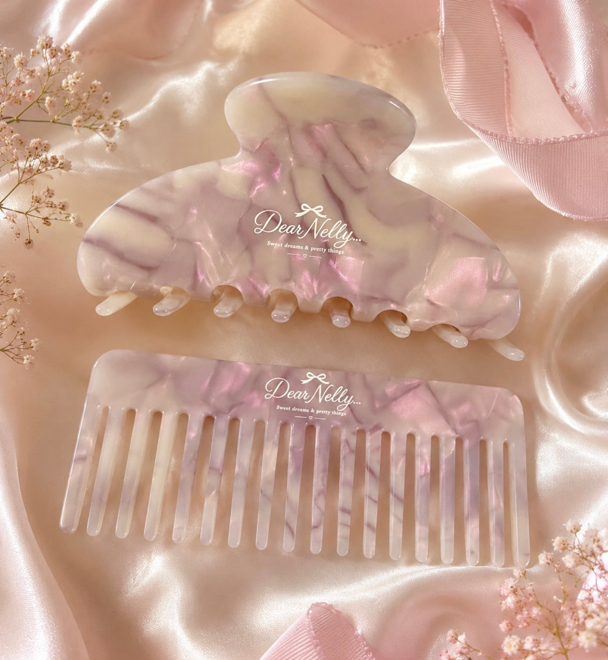 Claw clips & comb set