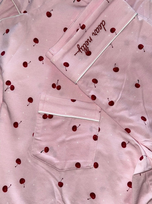 Cherry girl pyjamas