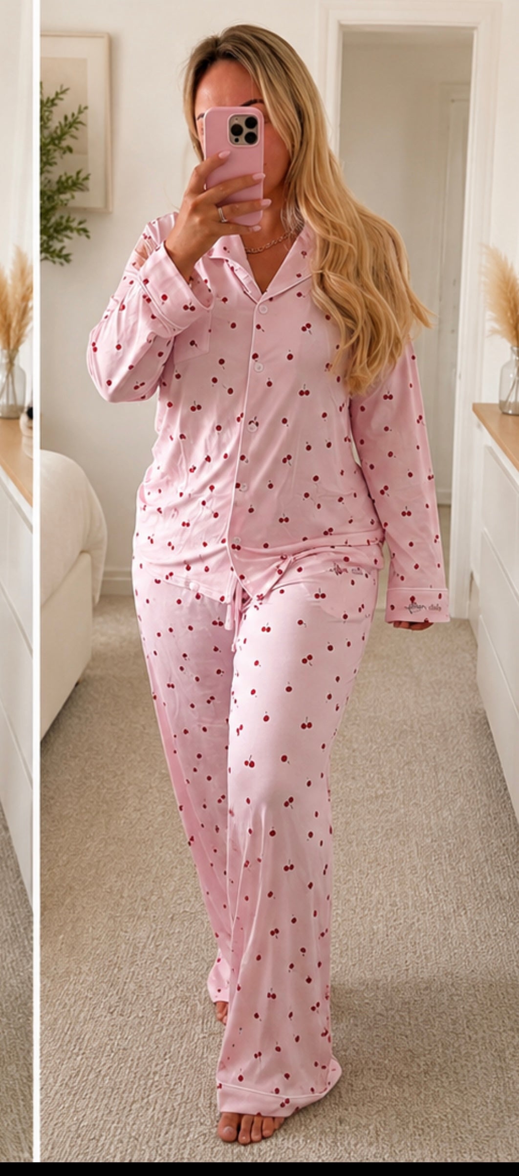 Cherry girl pyjamas