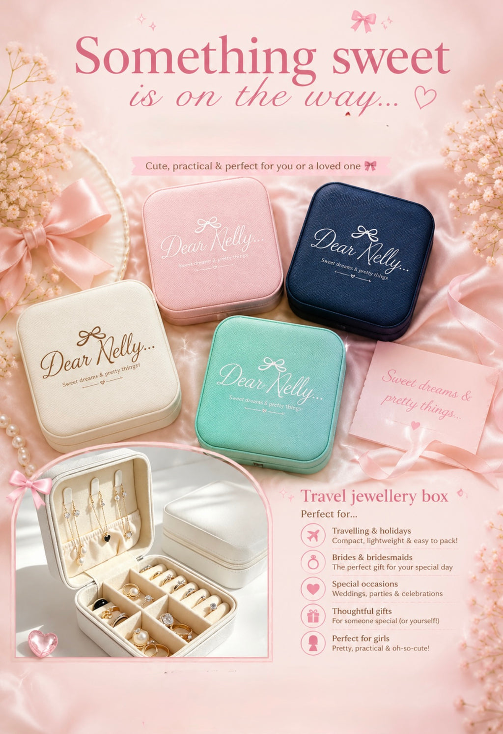 Mini jewellery boxes